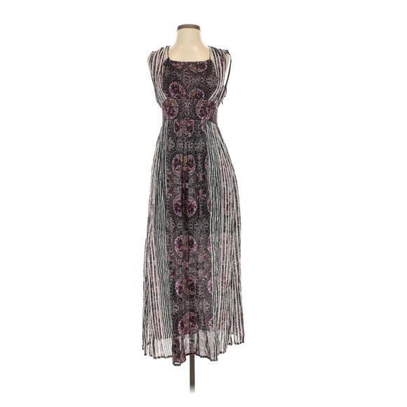 Free People Boho Maxi Dress XS 2 - Picture 5 of 9